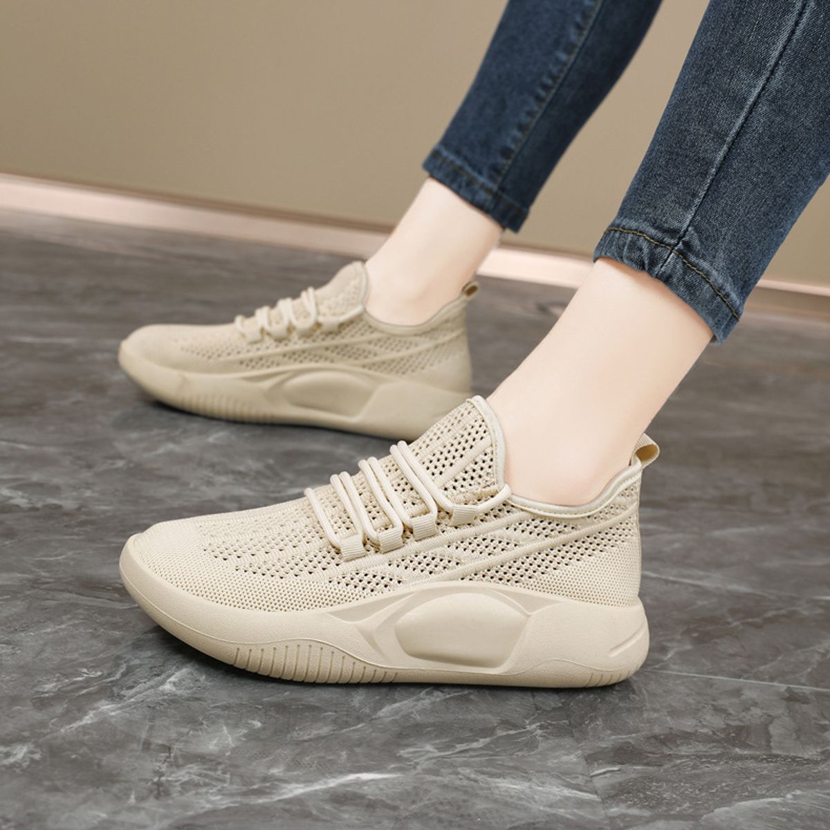 TIOZONEY - Zapatos de malla transpirable