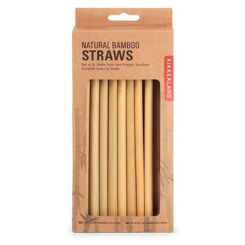 REGALOS CLICKER - Bombillas De Bamboo Natural Reutilizable