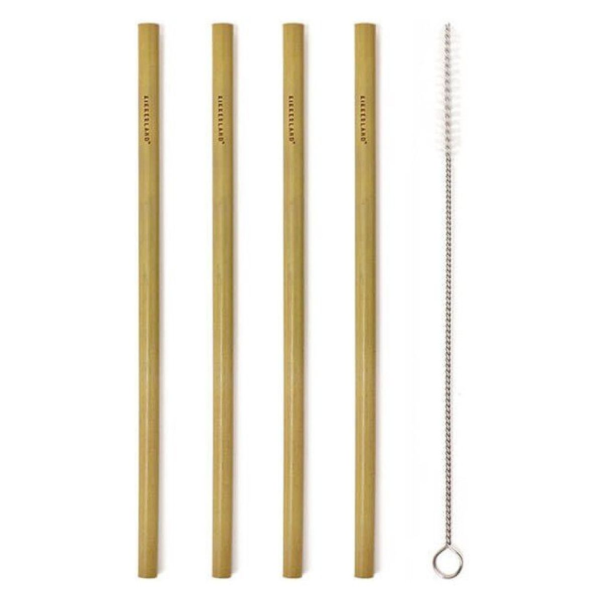 REGALOS CLICKER - Bombillas De Bamboo Natural Reutilizable