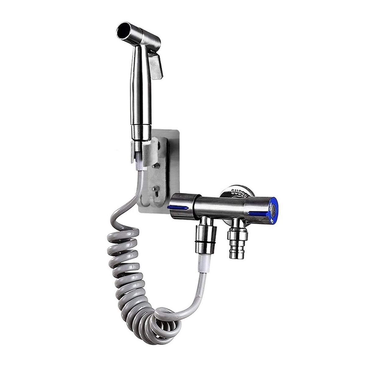 GENERICO - DUCHA BIDET ÁRABE INODORO ACERO INOXIDABLE