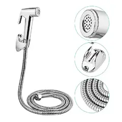 GENERICO - DUCHA BIDET ARABE SOPORTE + MANGUERA FLEXIBLE WC BAÑO