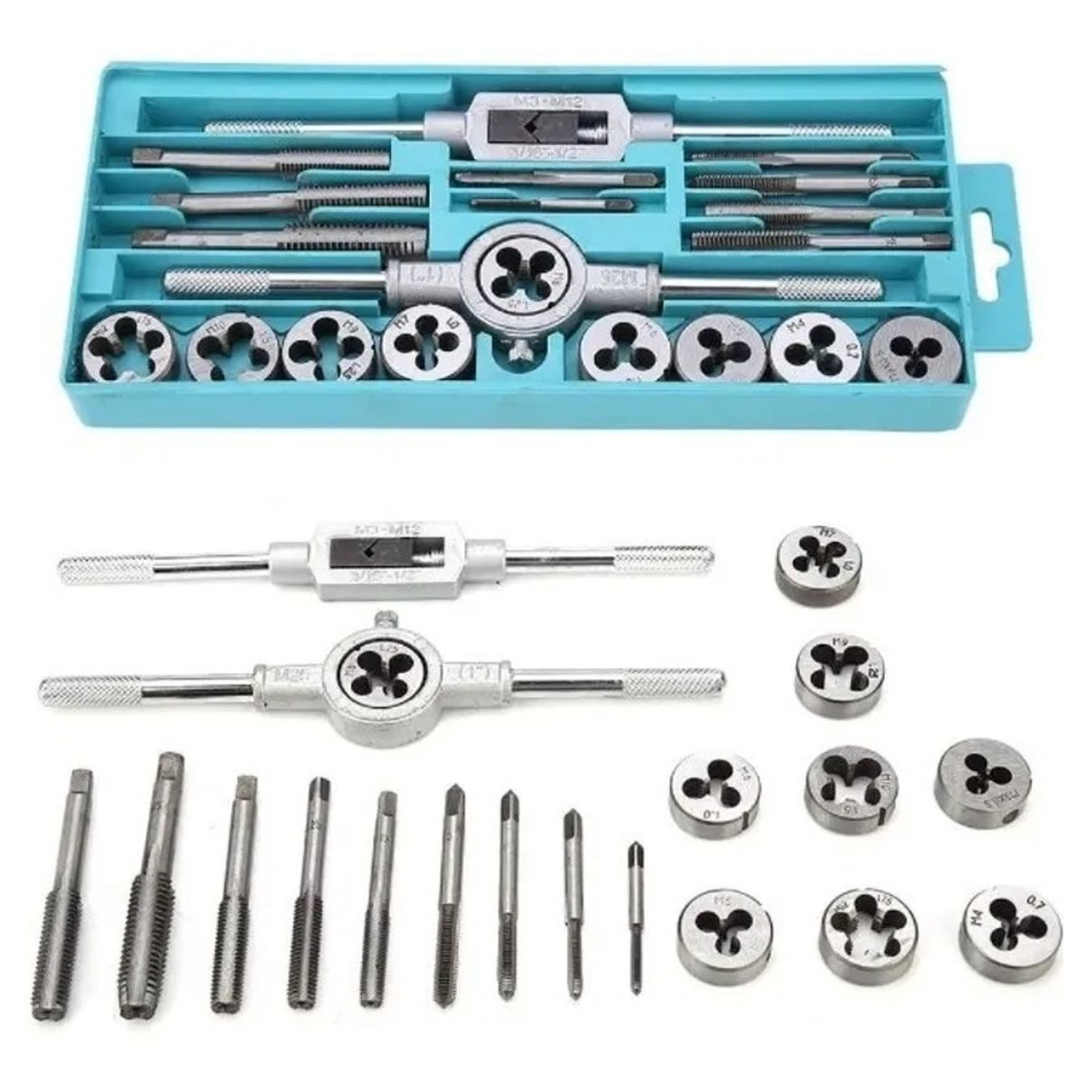 GENERICO - JUEGO TERRAJA MACHO HEMBRA 20 PIEZAS