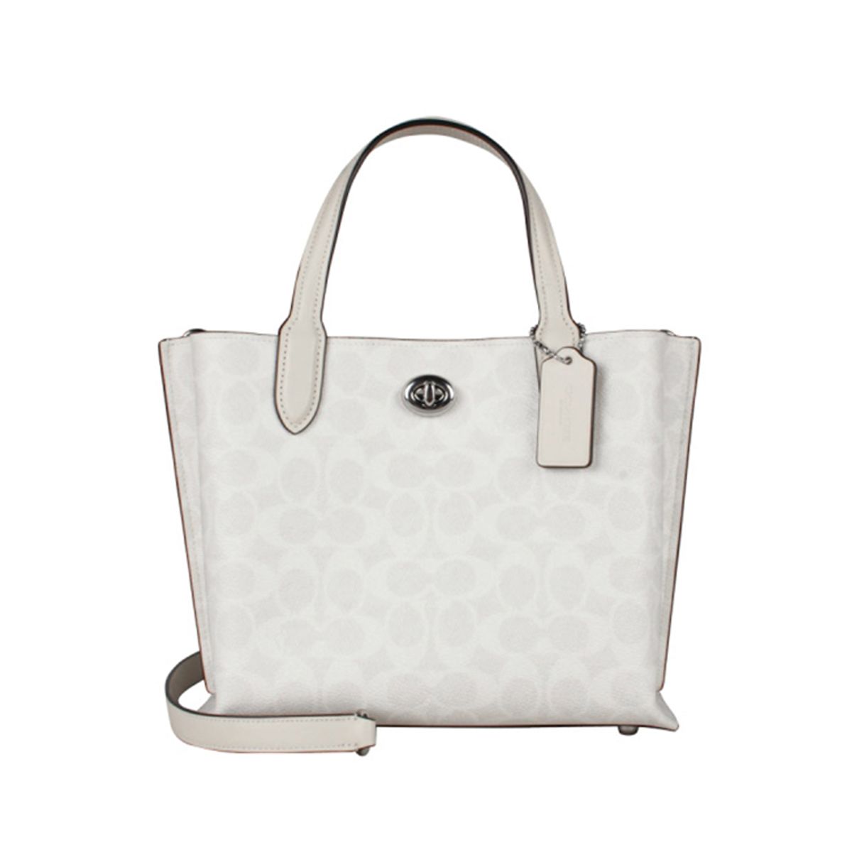 COACH - COACH WILLOW TOTE Bandolera de PVC y cuero para mujer
