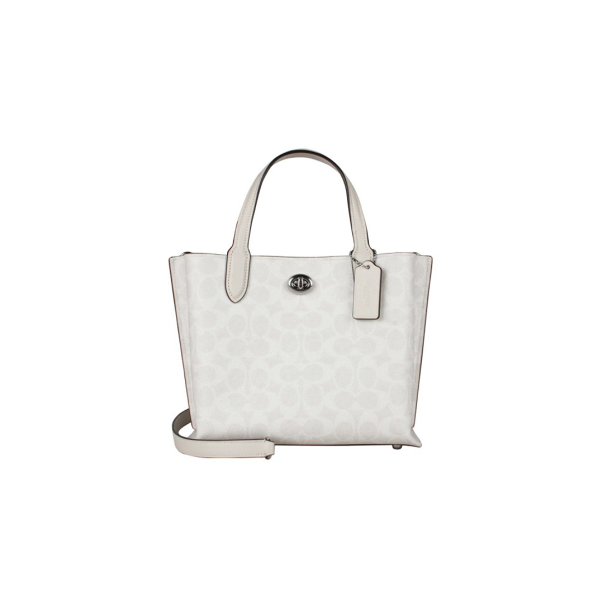COACH - COACH WILLOW TOTE Bandolera de PVC y cuero para mujer