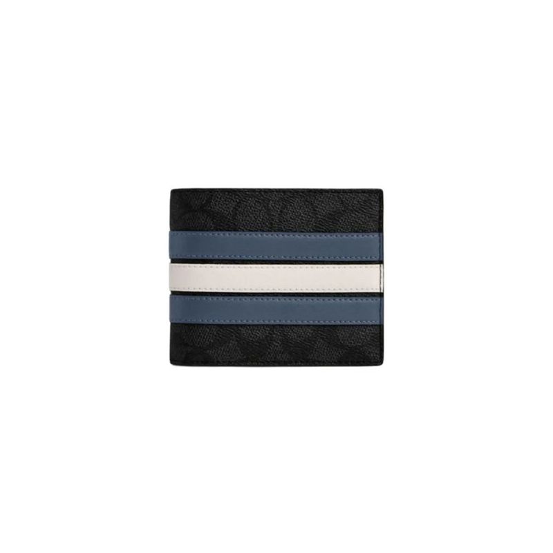 COACH - COACH Outlet Portalápices para hombre de PVC con detalles de cuero