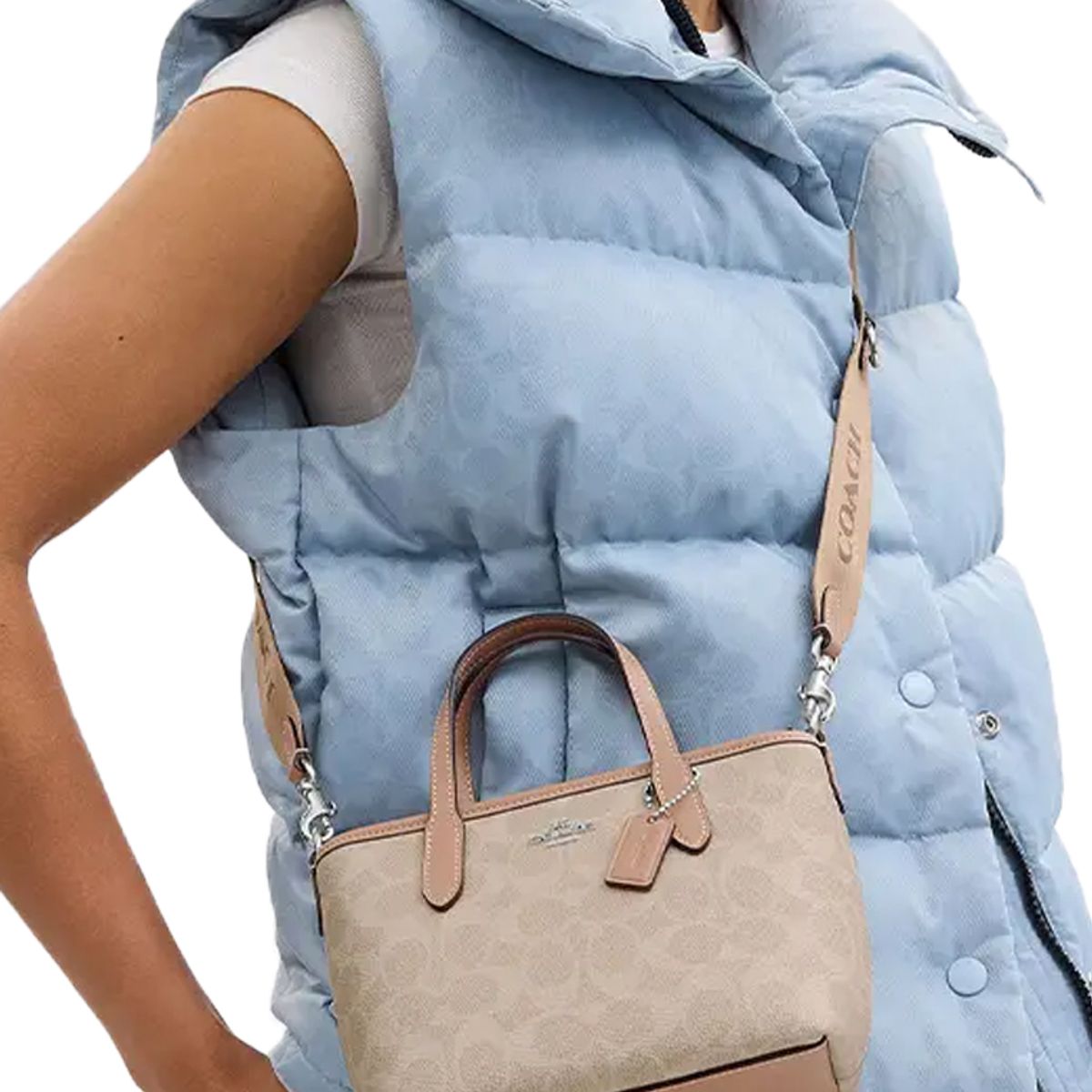 COACH - COACH Outlet Bolso de hombro cruzado para mujer de PVC