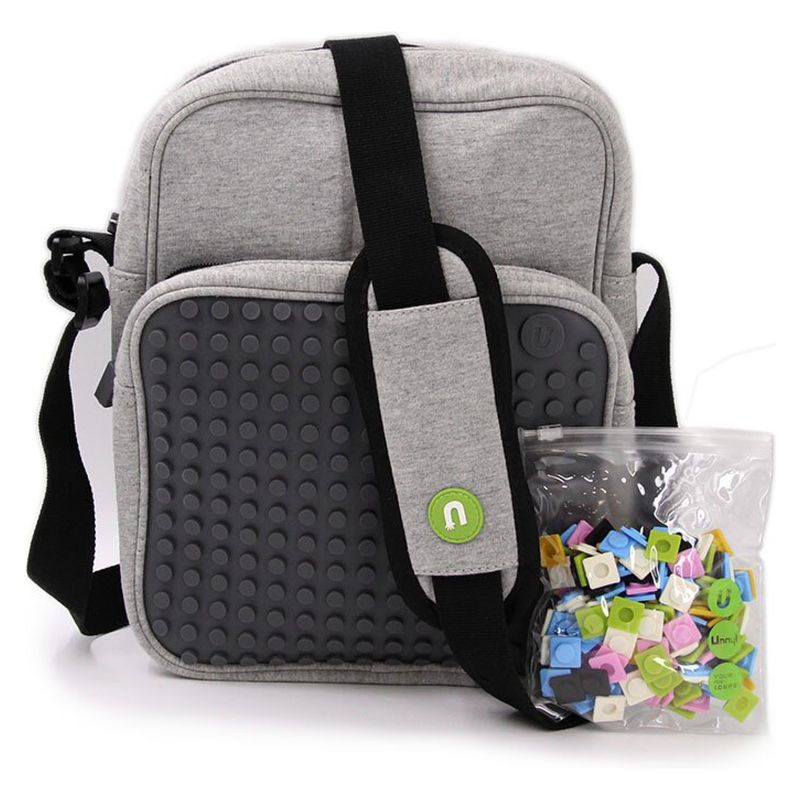 LA PIZKA - Bolso bandolera unisex para armar con chips