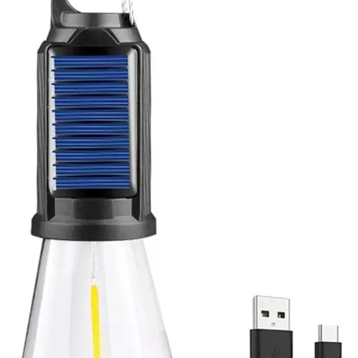 Pack 2 Ampolleta Recargable Solar/usb Impermeable Camping, marca NO LOGO - Foto Principal