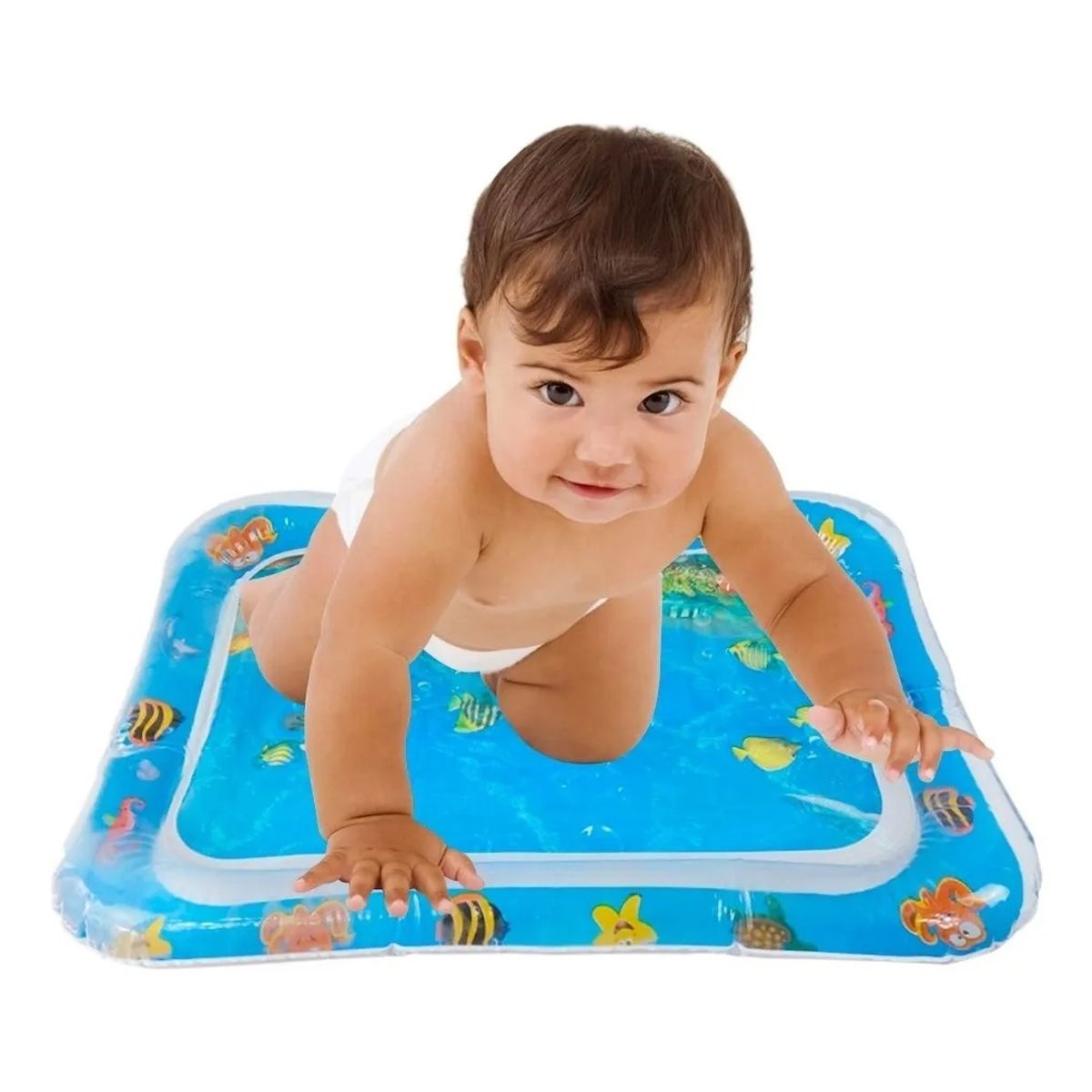 NO LOGO - Alfombra Sensorial De Agua Inflable Para Bebe Cojin Piscina