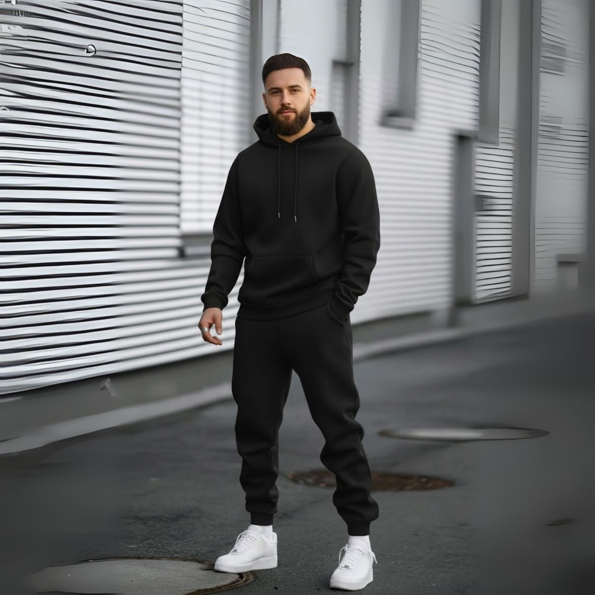 DESIGNERS - Conjunto Deportivo Hombre Algodón  Buzo y Polerón Deportivo