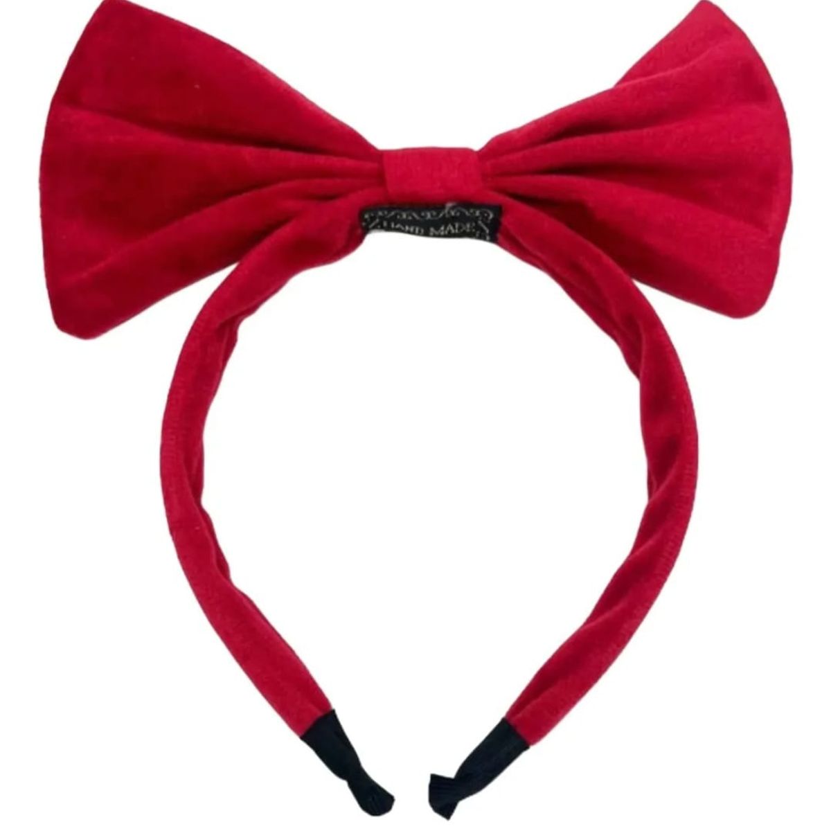 GENERICO - Cintillo Lazo Grande Diadema Lazo Niñas Rojo