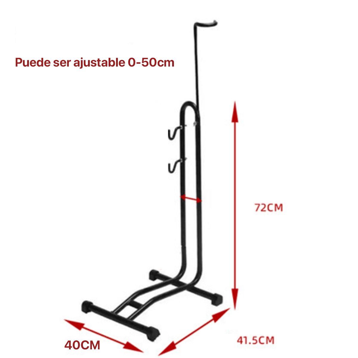 KINDA NICE - Bicicletero Genérico Soporte Estante Suelo Para 1 Bicicleta