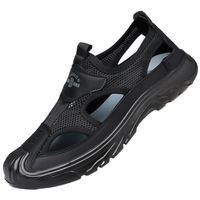 Sandalias caladas para hombre-Negro