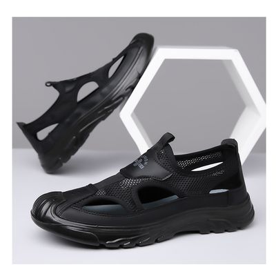 Imagen 2 del producto Sandalias caladas para hombre-Negro