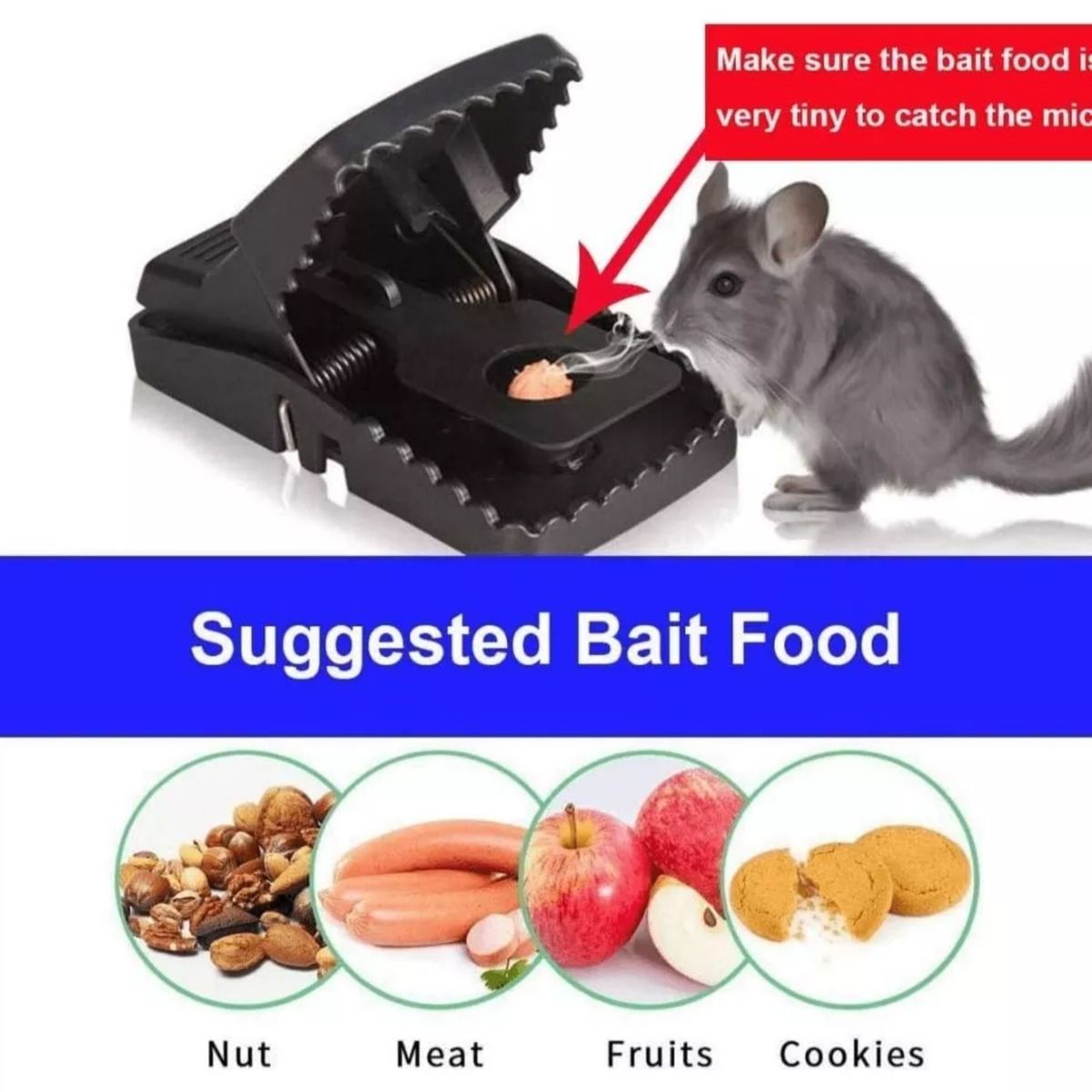 KINDA NICE - 15 Trampas Para Lauchas Ratones Segura Efectiva Reutilizabl