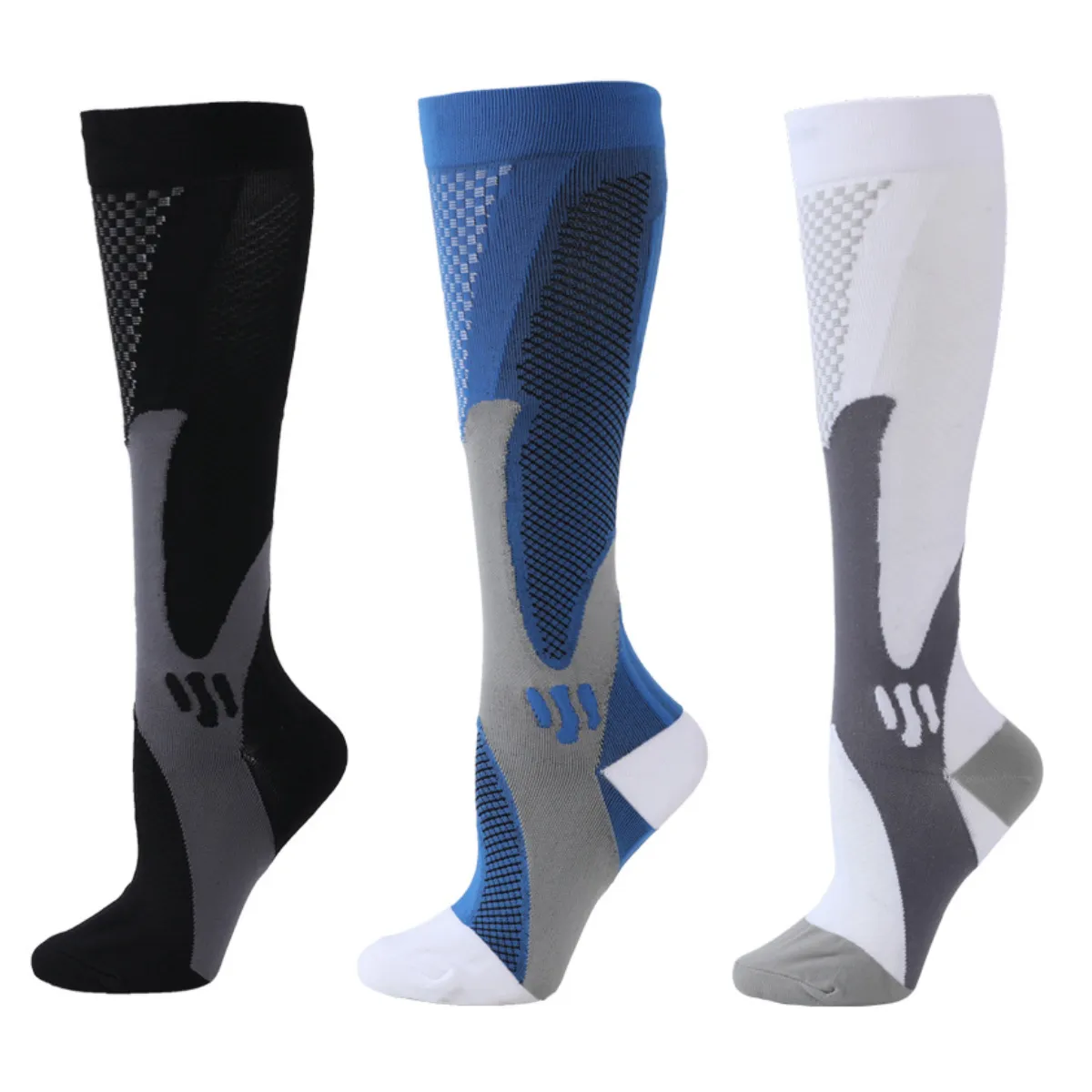 ATURE - Medias Compresivas Calcetines De Compresión Circulacion 3u