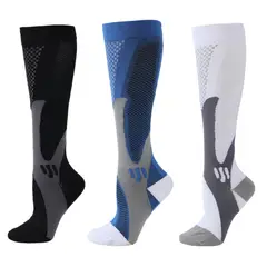 ATURE - Medias Compresivas Calcetines De Compresión Circulacion 3u