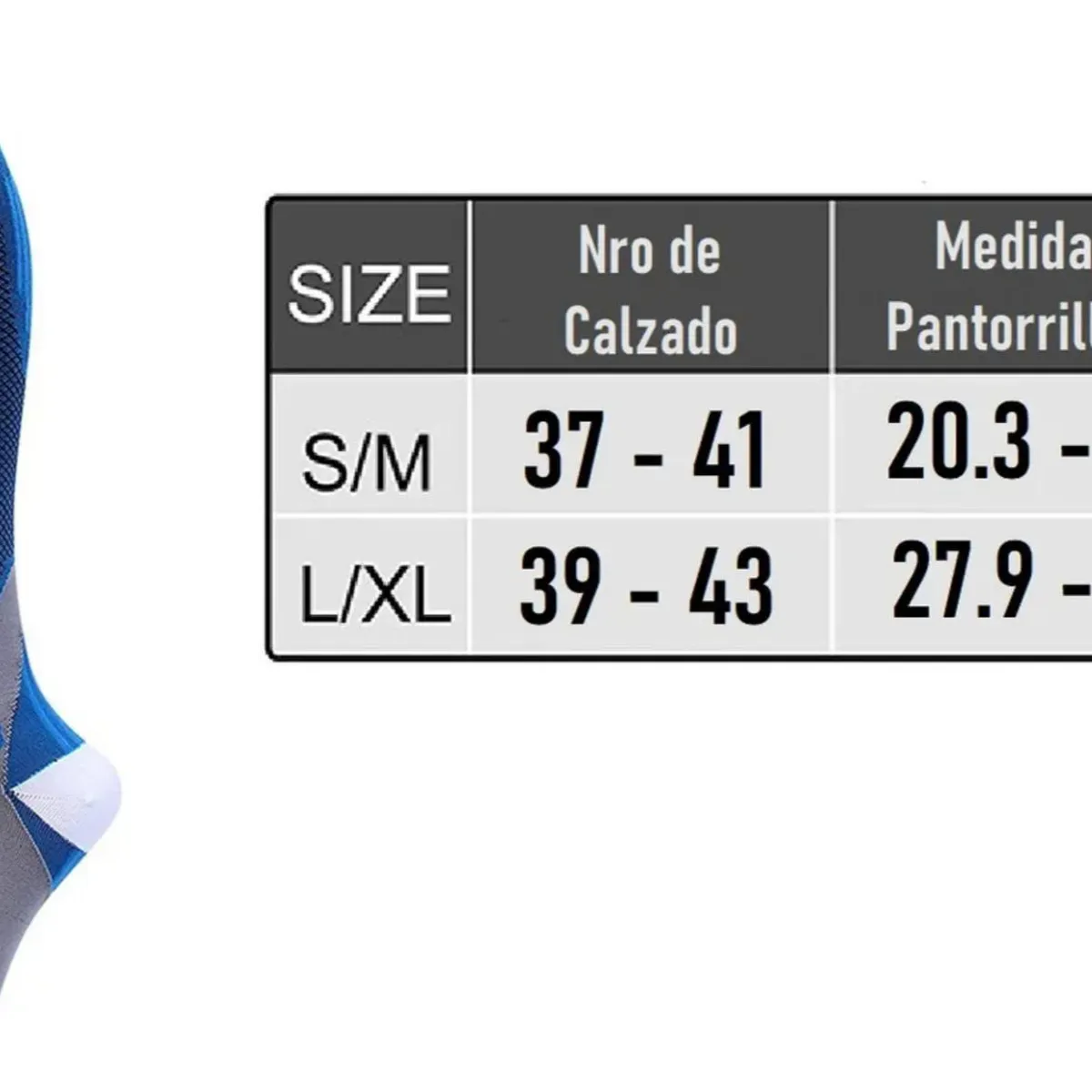 ATURE - Medias Compresivas Calcetines De Compresión Circulacion 3u
