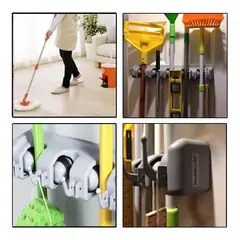 GENERICO - Organizador de Escobas y Accesorios del Hogar