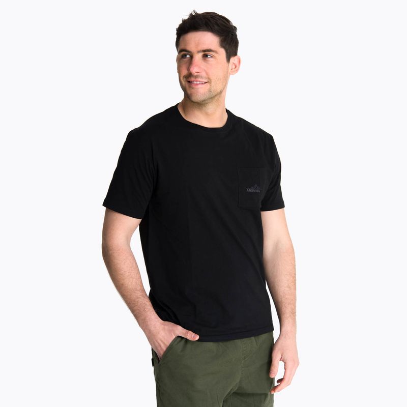 MERRELL - Polera Manga Corta Hombre Alice Sp Negro MERRELL