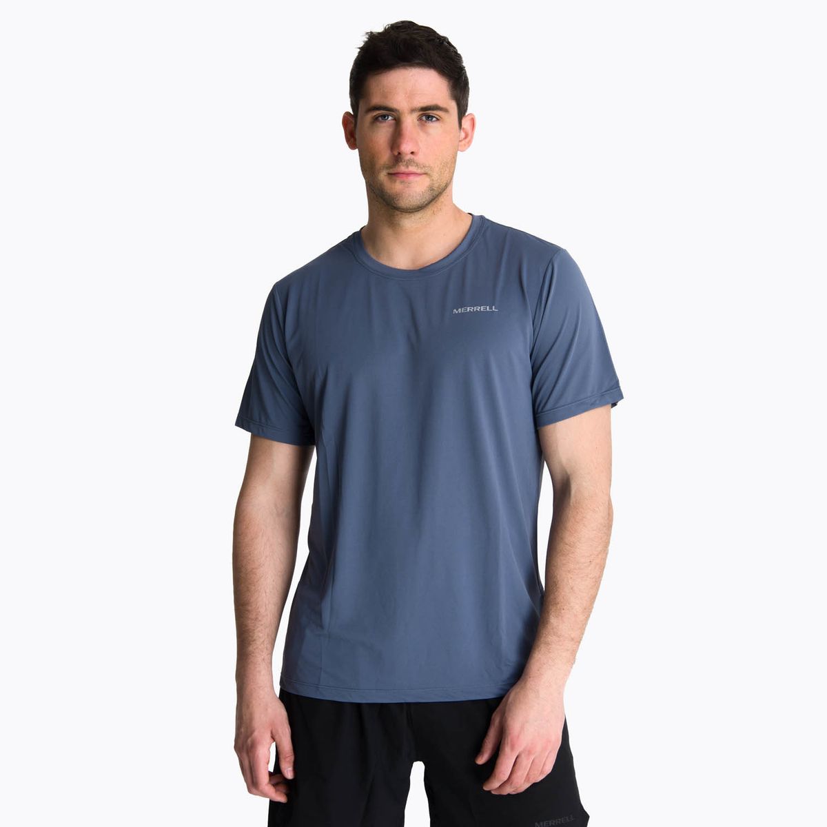 MERRELL - Polera Manga Corta Hombre Birdsville Gris MERRELL