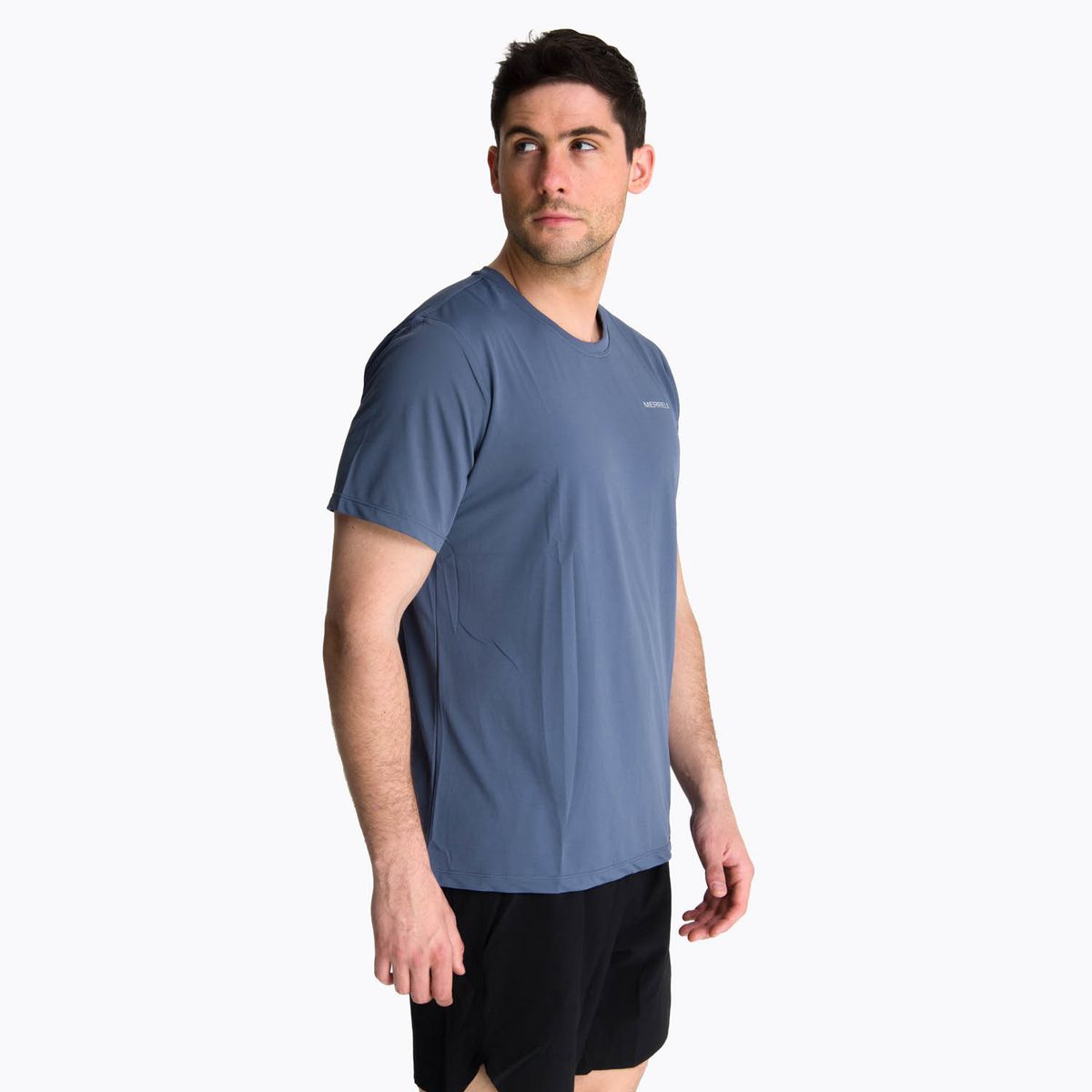 MERRELL - Polera Manga Corta Hombre Birdsville Gris MERRELL