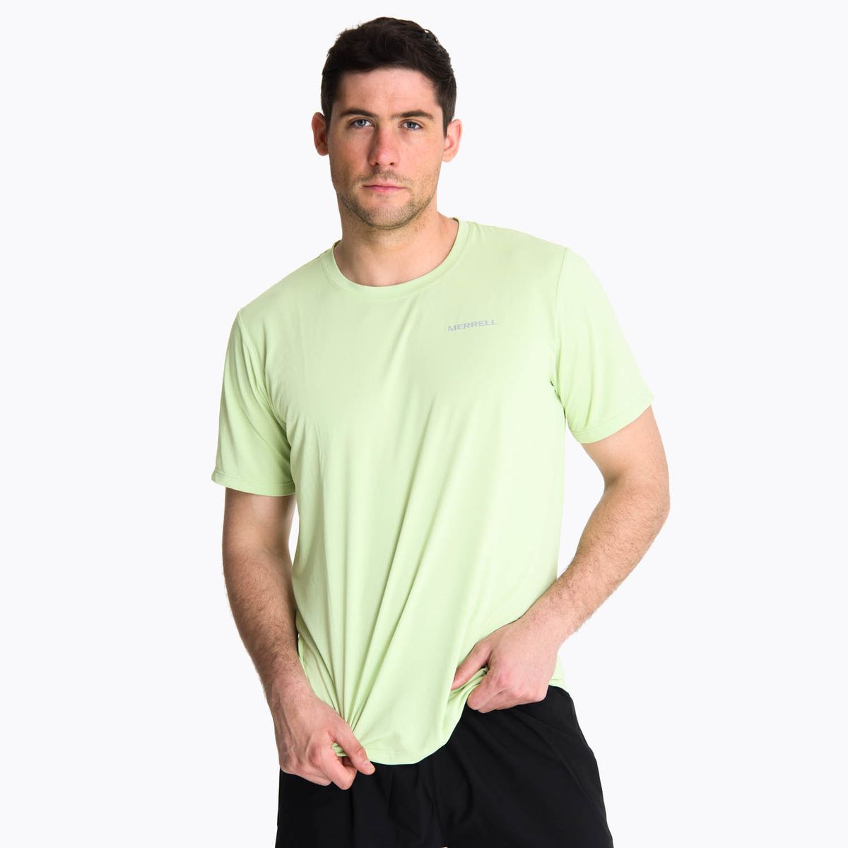 MERRELL - Polera Manga Corta Hombre Birdsville Verde MERRELL