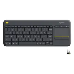 LOGITECH - Teclado Inalambrico K400 Plus con touchpad negro