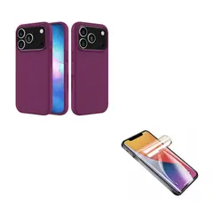 JOIGO - Carcasa Lamina Clear Para iPhone 17 Pro Max Morado
