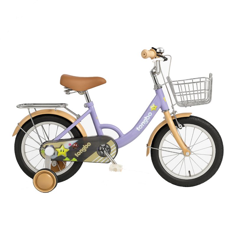 MUNDO ONLINE - Bicicleta Niña Infantil De Paseo Little Star Rueditas Aro 16