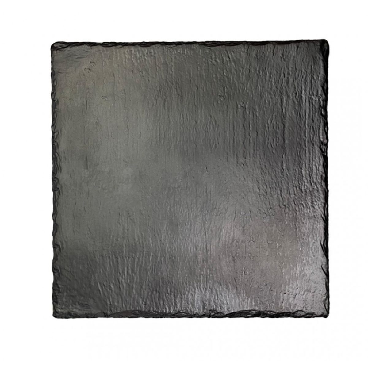 GENERICO - Plato Tabla de Piedra Pizarra Cuadrado 20x20 cm