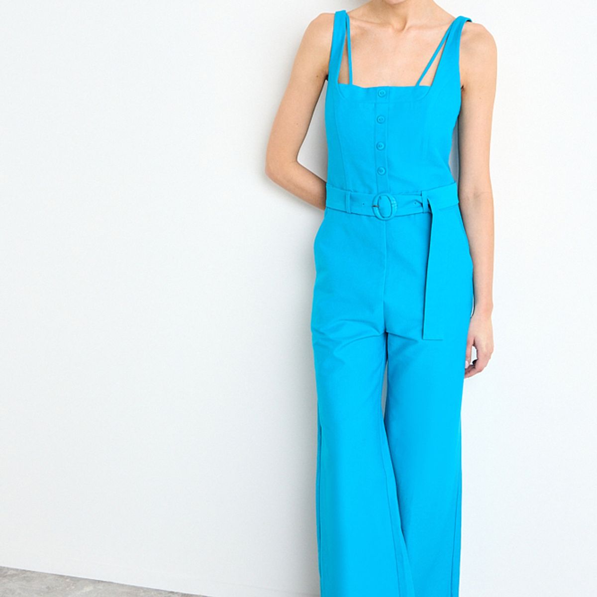 IO - Enterito Liso Mujer Celeste Io