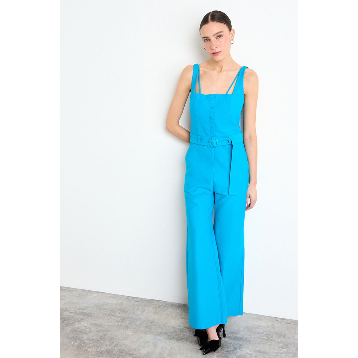 IO - Enterito Liso Mujer Celeste Io