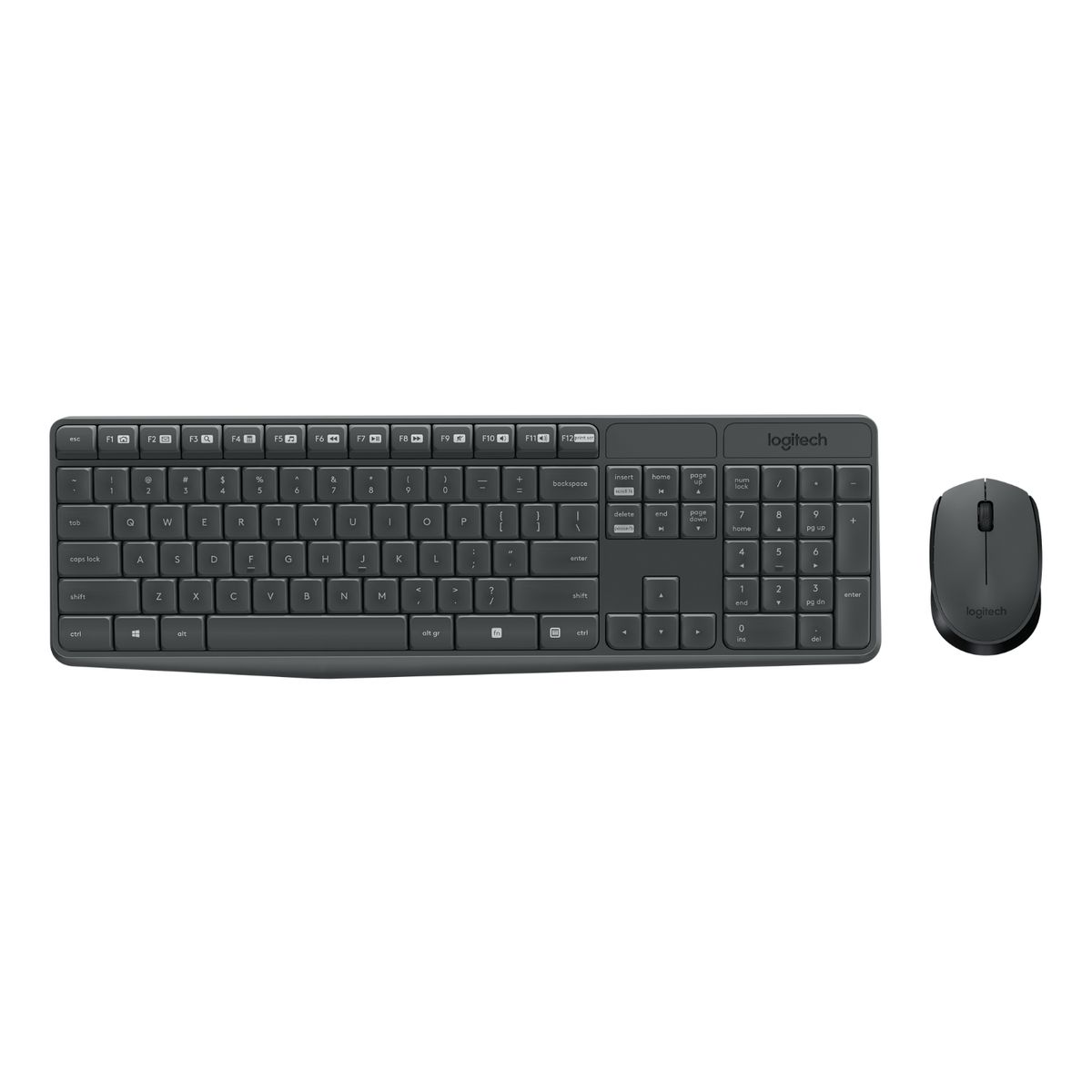 LOGITECH - Kit Teclado + Mouse Logitech MK235 Español negro