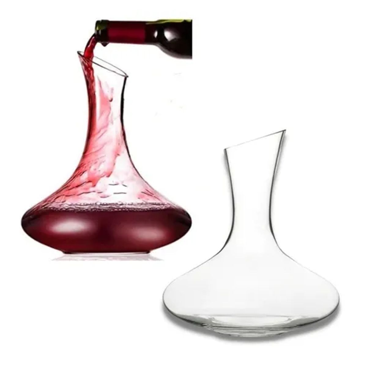 GENERICO - Decantador Para Vino Aireador Vino De Vidrio 1.5 Lt