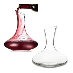 GENERICO - Decantador Para Vino Aireador Vino De Vidrio 1.5 Lt