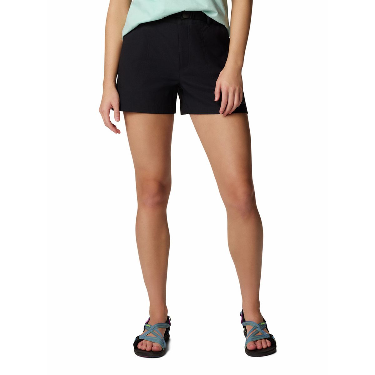 COLUMBIA - Short Mujer Brea Falls Nylon Negro COLUMBIA