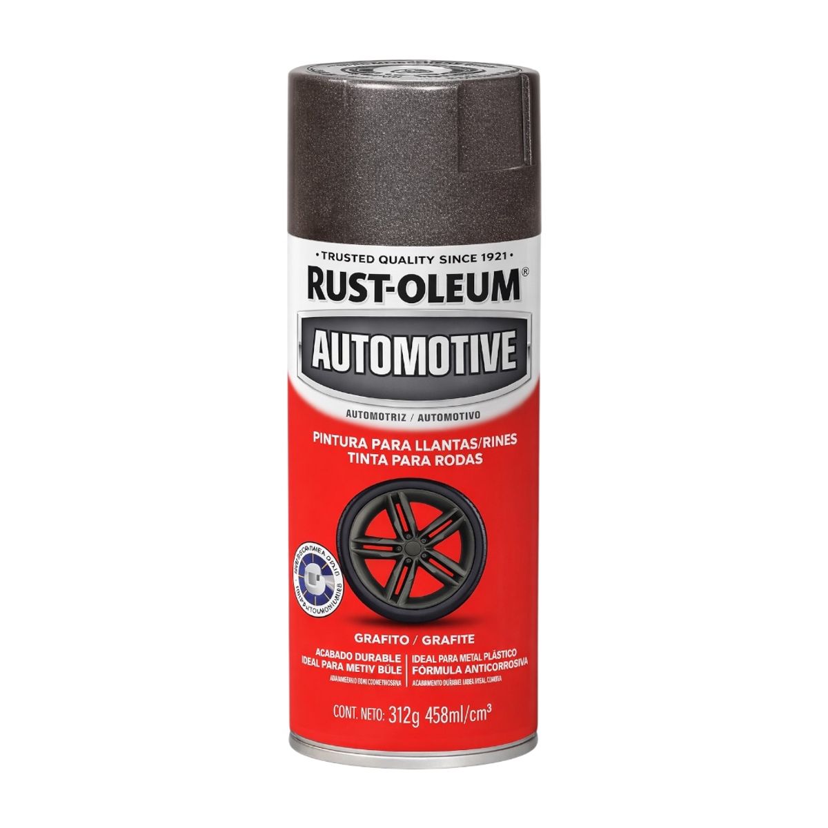 RUST OLEUM - Pintura para Llantas 458ml Mate Grafito
