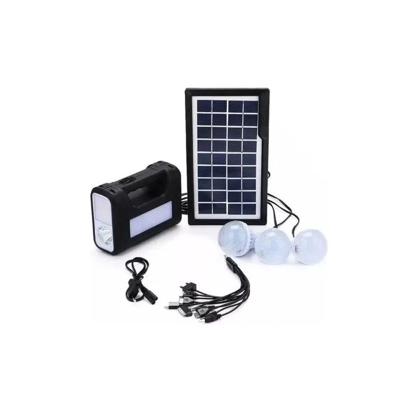 GENERICO - Kit Solar De Emergencia campingusb3 Ampolletas