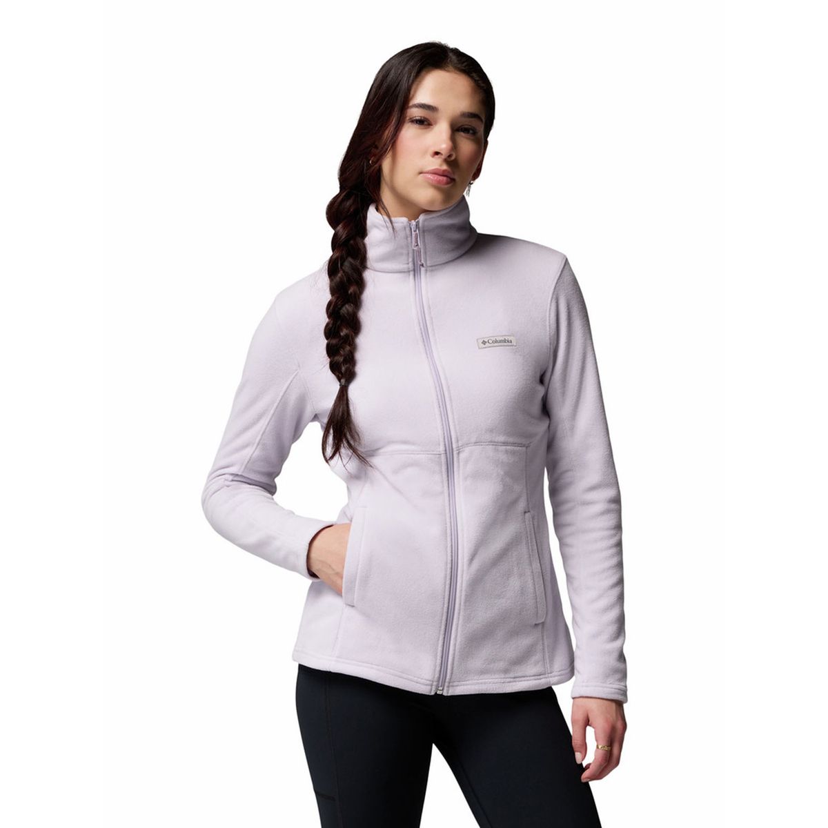 COLUMBIA - Polar Mujer Basin Trail III Full Zip Morado COLUMBIA