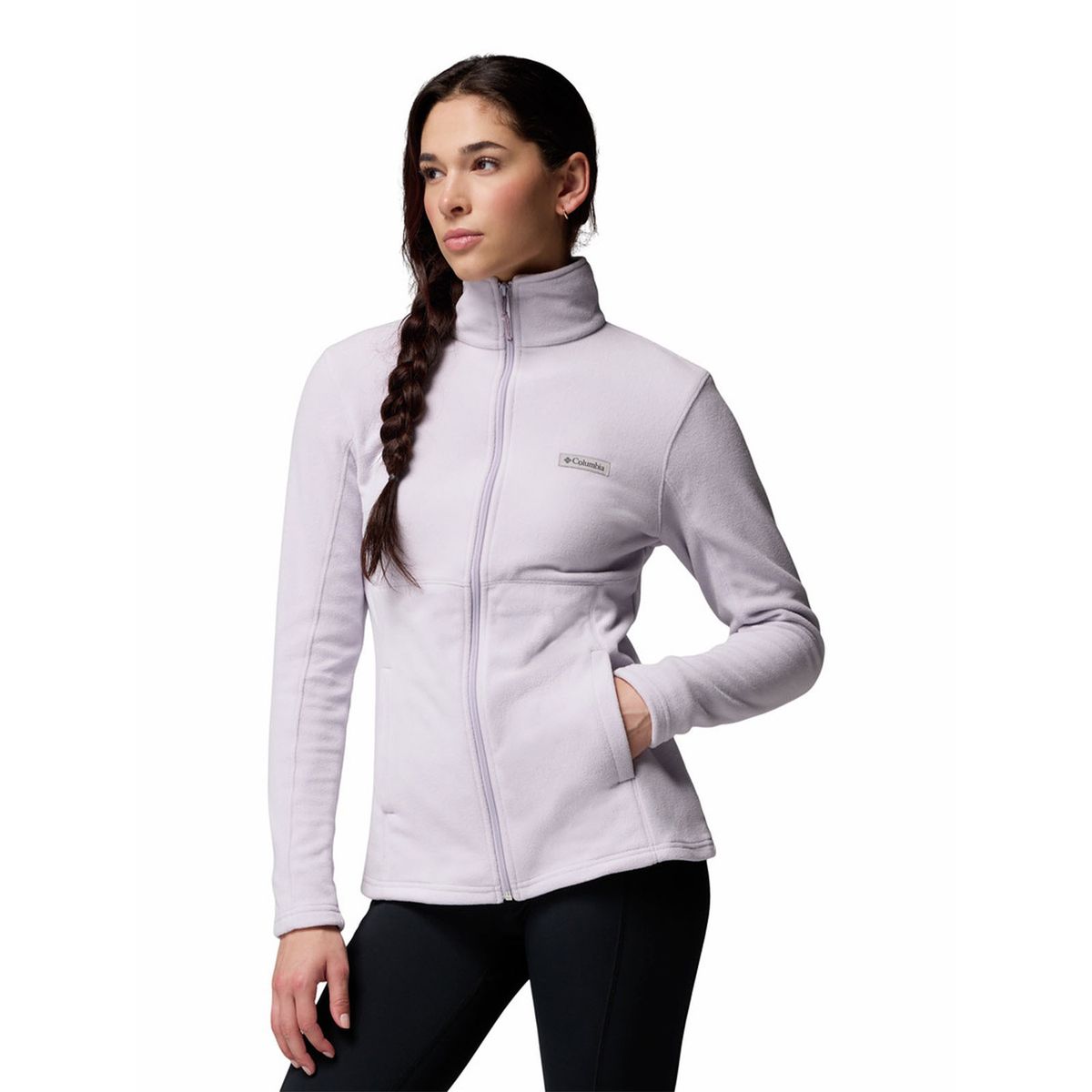 COLUMBIA - Polar Mujer Basin Trail III Full Zip Morado COLUMBIA