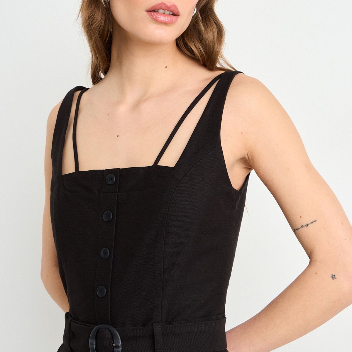 IO - Enterito Liso Mujer Negro Io