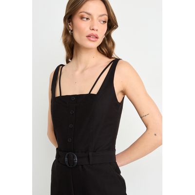 Imagen 2 del producto Enterito Liso Mujer Negro