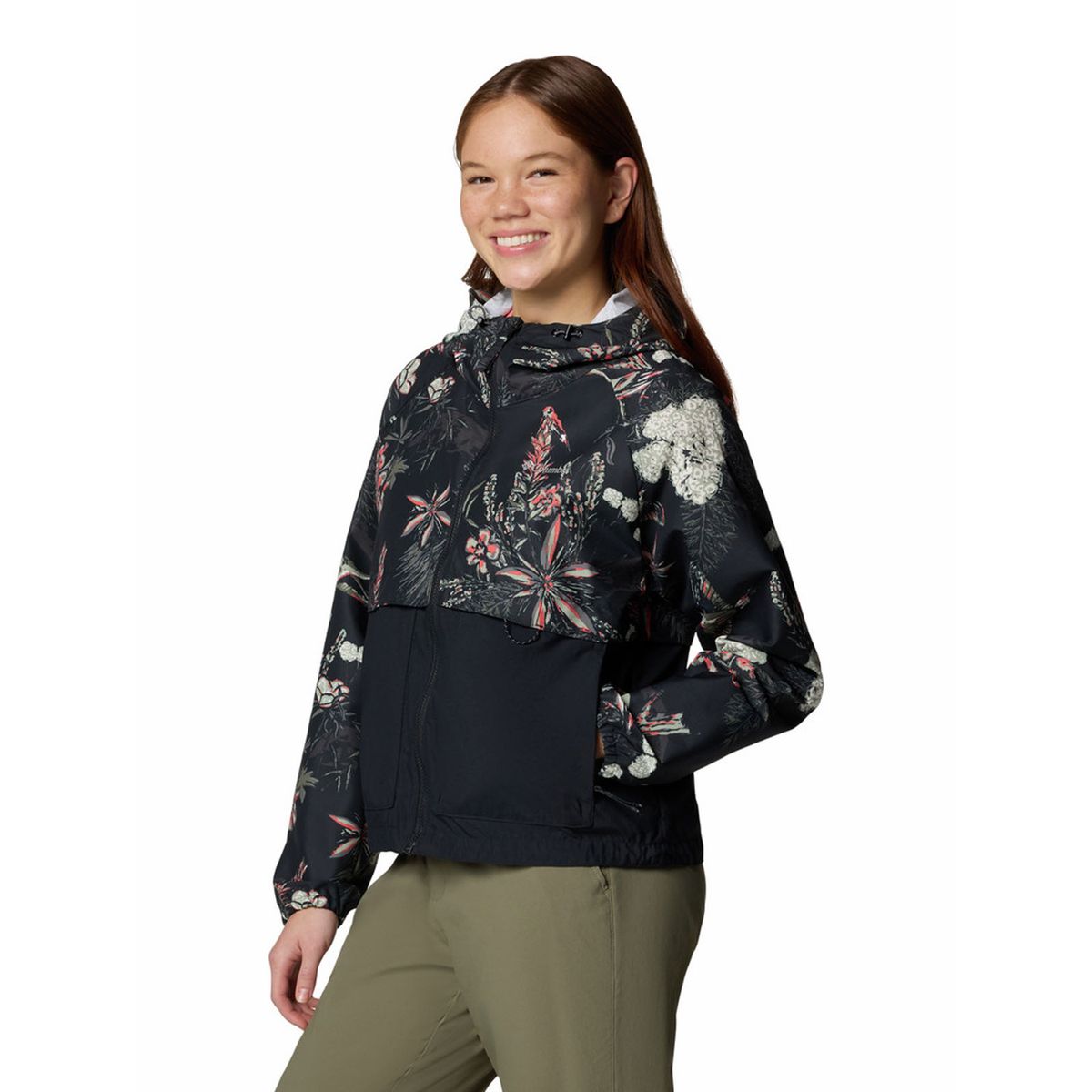 COLUMBIA - Cortaviento Mujer Spire Valley Printed Negro COLUMBIA