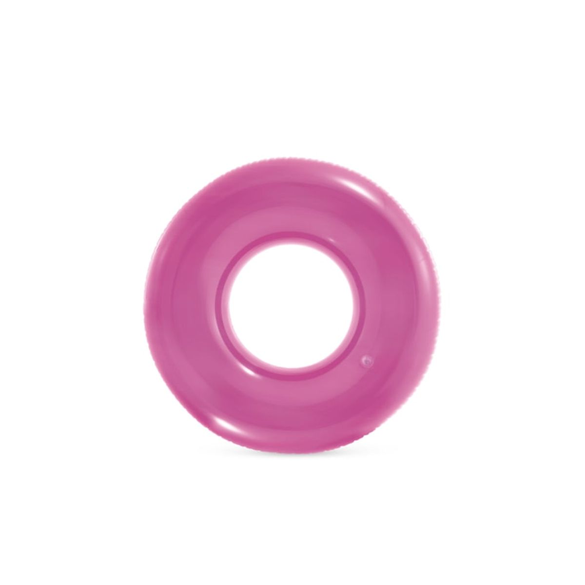 INTEX - Flotador Anillo Inflable INTEX Transparente 76 cm Rosado
