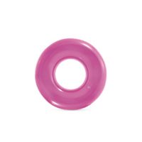 Flotador Anillo Inflable Transparente 76 cm Rosado
