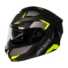 AXXIS - Casco Para Moto Storm Drone Amarillo Fluor