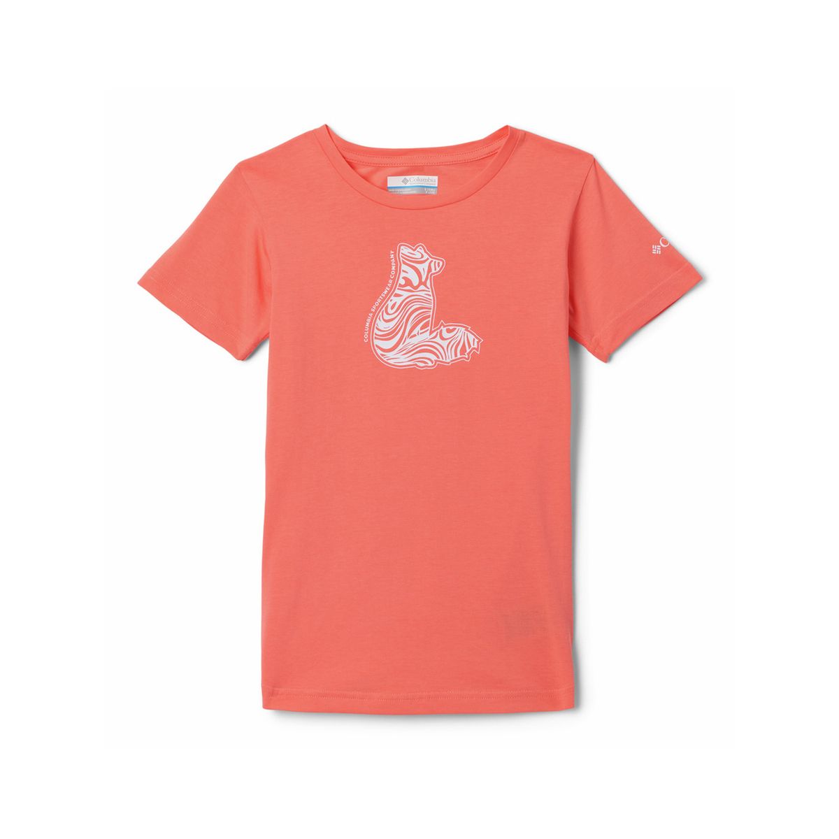 COLUMBIA - Polera Manga Corta Niña Miion Lake Rosado COLUMBIA