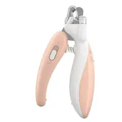 GENERICO - Cortauñas Sacapuntas Con Luz Para Mascota Rosado