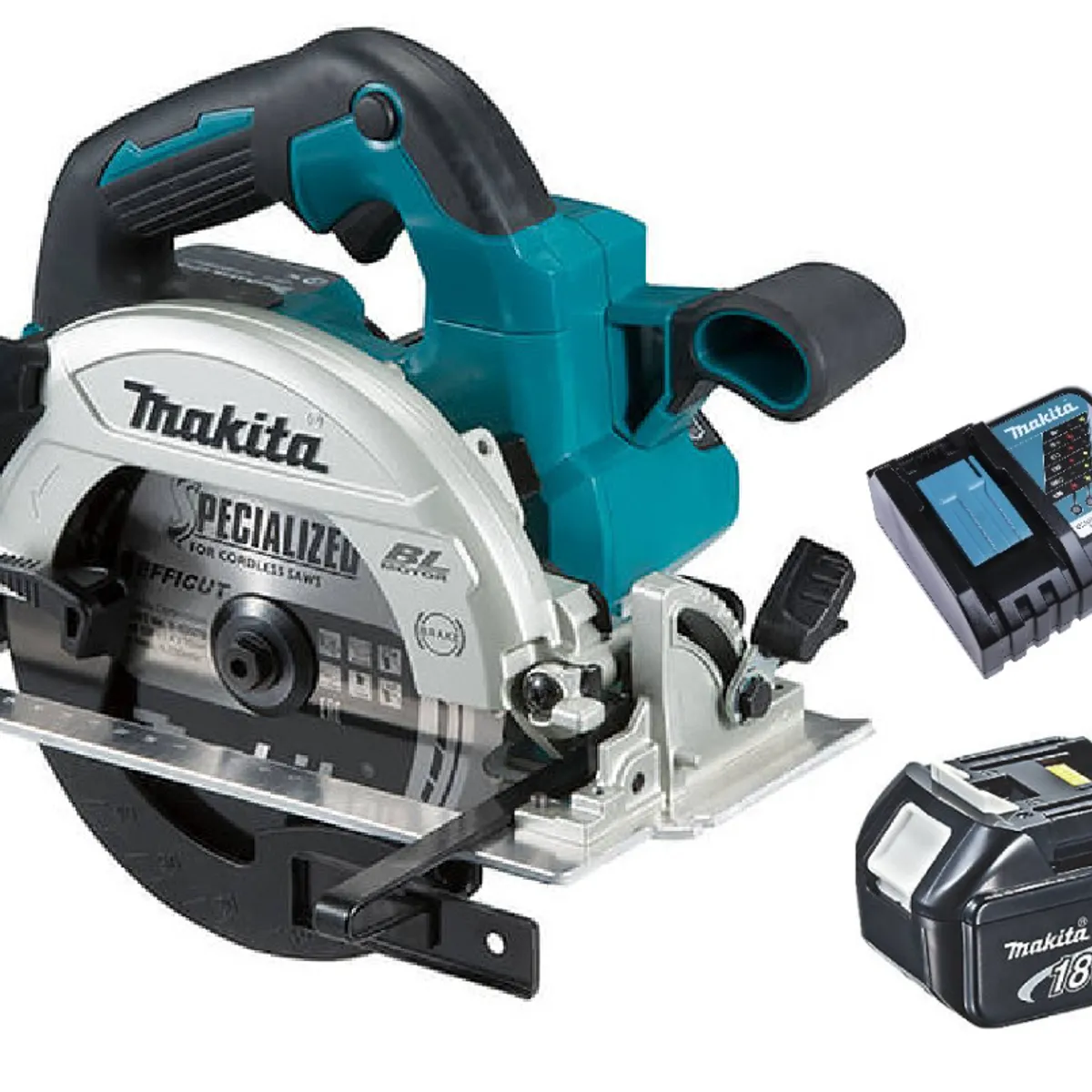MAKITA - Sierra Circular 165mm 6-12 Brushless 18v Makita Dhs660 5Ah